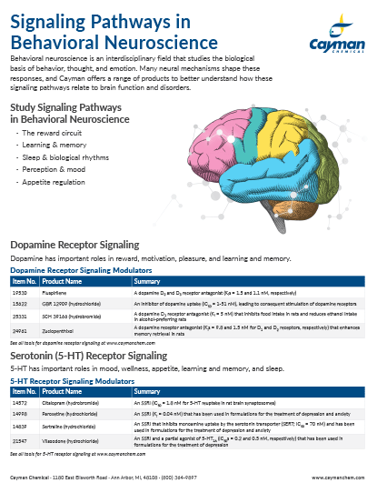 <p>​Signaling Pathways in Behavioral Neuroscience<br></p>
